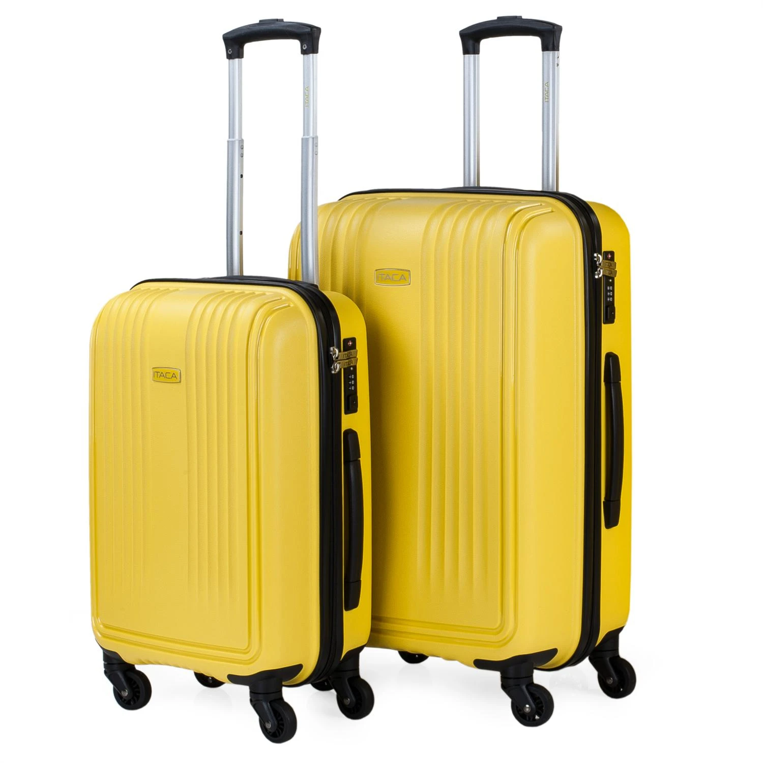 Juego De 3 Maletas De Viaje Rígidas De Polipropileno Con Cerradura TSA Ligeras Y Resistentes Cabina Y Mediana 760315|Sets de equipaje| - AliExpress