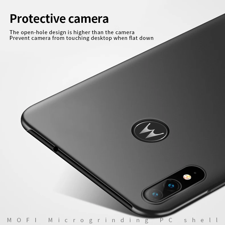 MOTO E6 Plus MOFi чехол для телефона для Motorola Moto E6 Plus PC жесткий чехол для Motorola Moto E6Plus пластиковый матовый чехол для телефона