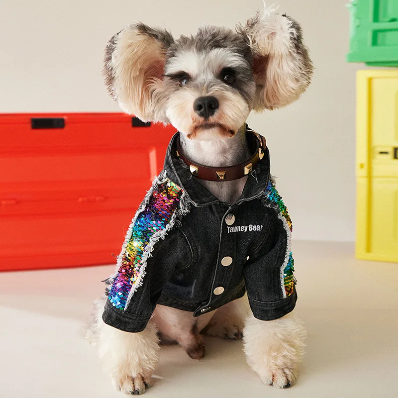 Denim Dogs Dog Jeans Coats Denim Bulldog Clothing Denim Bichon