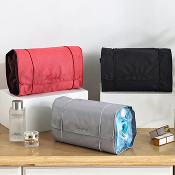 

Fashionable Cosmetic Bag Portable Large-Capacity Cosmetic Storage Bag Wash Bag Travel Makeup Organizer