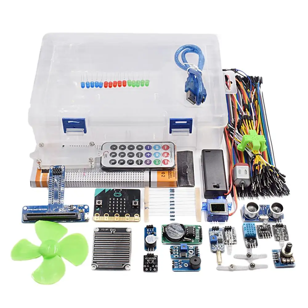 

Rowsfire 1 Set Microbit Graphical Programming Starter Sensor Kit For Chidren Adilt Creative Gifts