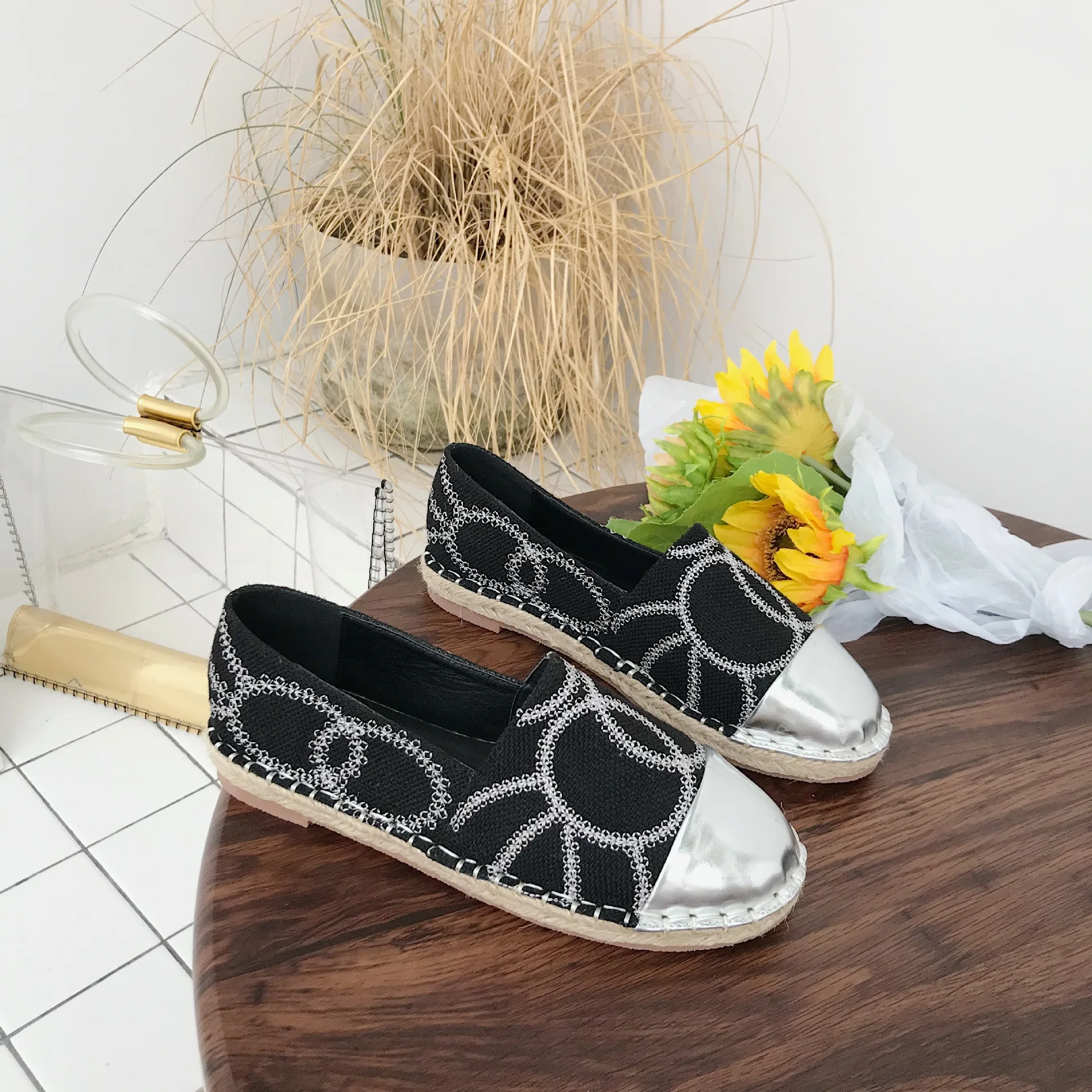 

Fisherman Shoes Women Flat 2019 Summer New Style Lazy Slip-on Cloth Breathable Korean-style Loafers Cloth Shoes