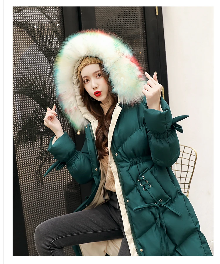 

Cotton-padded jacket female loose in the winter long autumn/winter 2019 new tide down cotton-padded clothes in winter coat