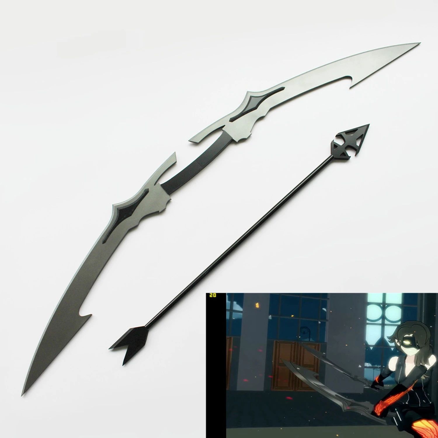 Cinder Fall Cosplay Rwby Weapons Bow And Arrow Double Blade Costume Props Costume Props Aliexpress Cinder Fall Cosplay Rwby Weapons Bow And Arrow Double Blade Costume Props Costume Props Aliexpress