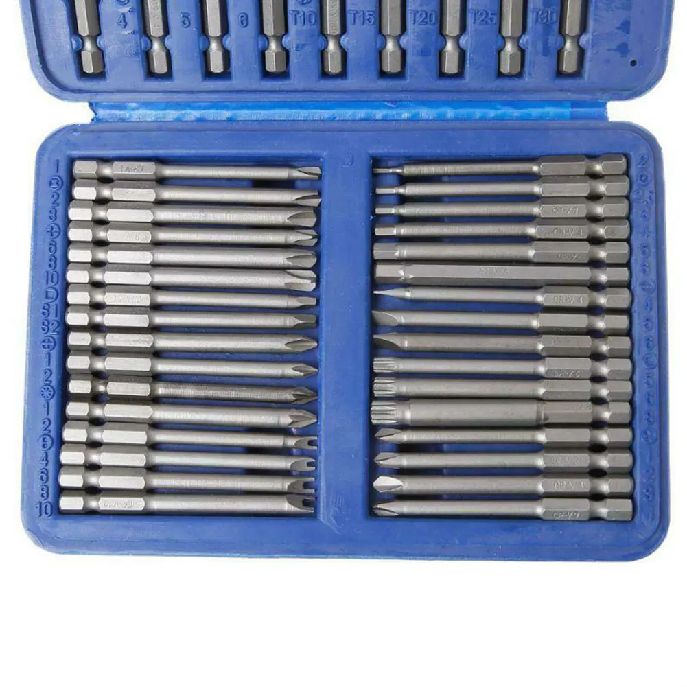 50PCS Screwdriver Bit Star Bit Clutch Plate Spline Drill Bit Three Wing Bit Square Head Flat Set Hex Screwdriver Set Hardware