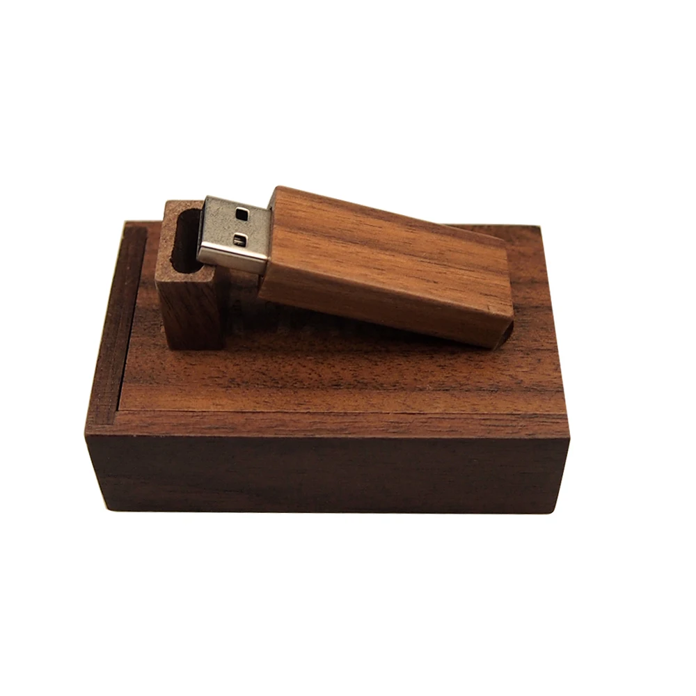 Грецкий орех деревянный + коробка USB флэш накопитель 2 0 Флешка 4 ГБ 8 16 32