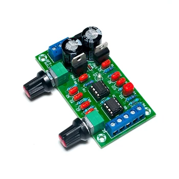 

NE5532 Preamplifier Board Low-Pass Audio Equalizer 22Hz-210Hz Subwoofer Preamp Tone Control Bass Pre amplifier Dual AC12-15V