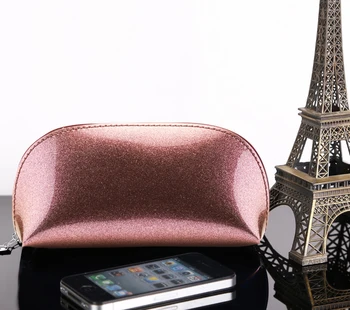 

PVC Portable Travel Storage Bag Creative Ladies Cosmetic Bag Toiletries Storage Bag Zipper Pillow Solid 18 Cm Casual LKEEP 10cm