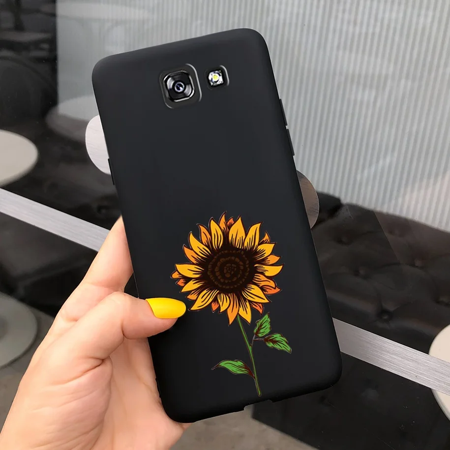 iphone pouch For Samsung J4 Plus Case For Samsung J4 2018 Cover Matte TPU Daisy Phone Case For Samsung Galaxy J4 Plus J4+ J4 2018 Soft Fundas cell phone dry bag