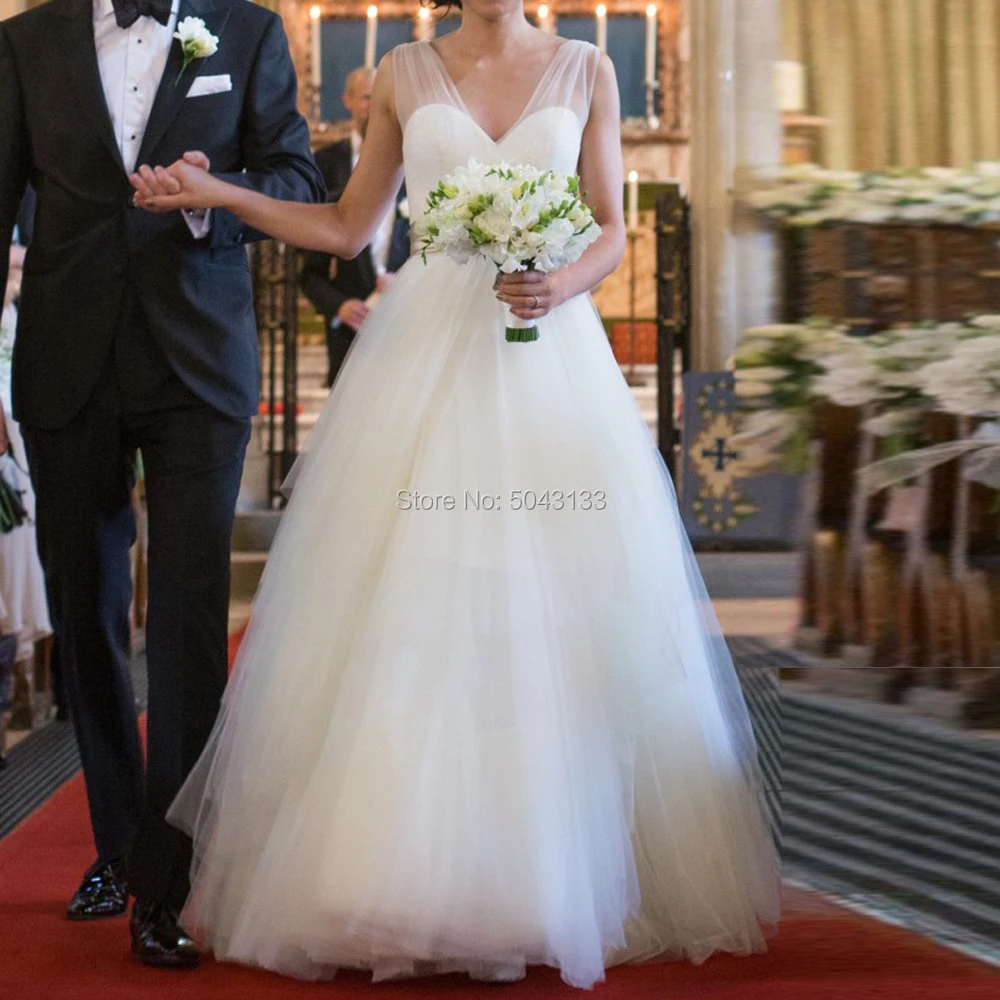 Elegante Tule Trouwjurken 2020 Sweetheart Bandjes Backless Boho Bruidsjurken met Sash Simple Land Bruid Jurk Lange Elegante Tule Trouwjurken 2020 Sweetheart Bandjes Backless Boho Bruidsjurken met Sash Simple Land Bruid Jurk Lange