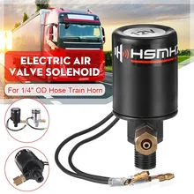 1/4NPT 12V 24V рожки Электрический электромагнитный клапан для тяжелых условий эксплуатации для поездок на поезде, грузовик с прицепом воздушный рожок Наборы