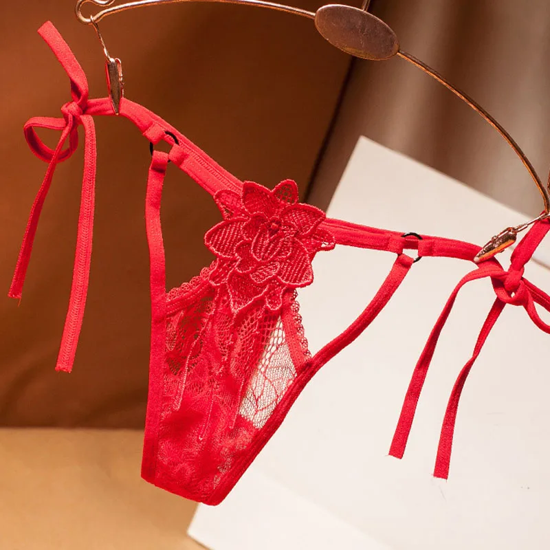 Модные женские кружевные сексуальные бесшовные трусики ультра тонкий кабельная
