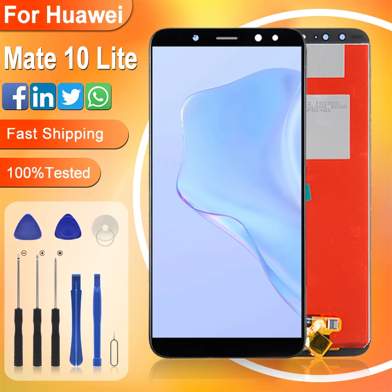 HH Nova 2i ЖК-экран для Huawei Mate 10 Lite дисплей с сенсорным экраном дигитайзер сборка