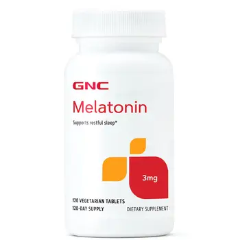 

Free Shipping Melatonin 3 mg supports restful sleep 120 pcs