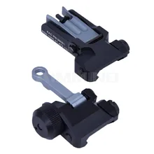 Тактический KAC стиль 300 м откидной складной Железный прицел передний задний прицел для страйкбола охота