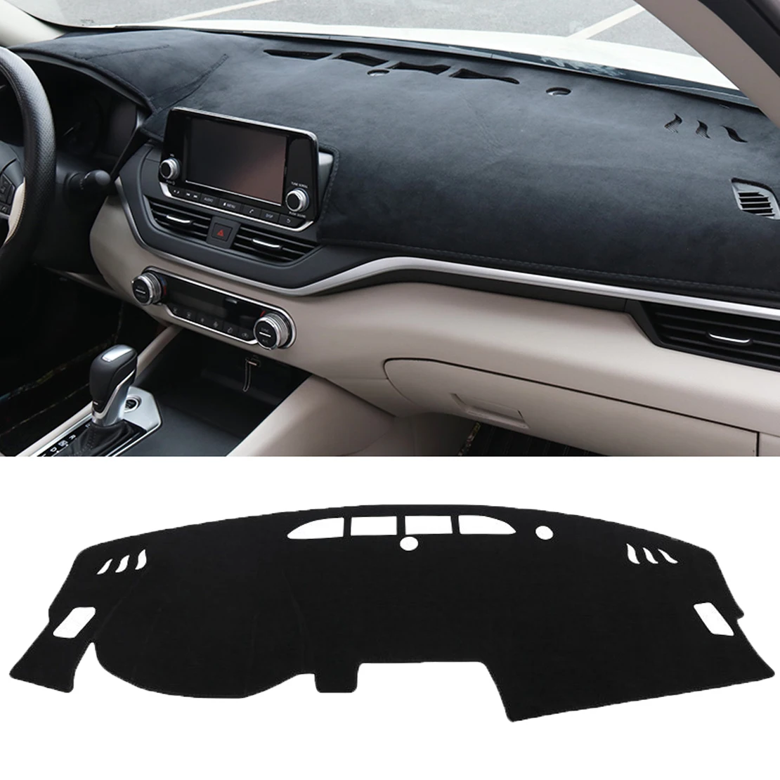 

CITALL Car Dashboard Dash Mat Cover Pad SunShade Carpet Fit For Nissan Teana Altima 2019