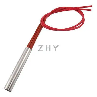 

Red 2 Wire 10mm x 60mm Single Ended Mould Cartridge Heater AC 380V 150W