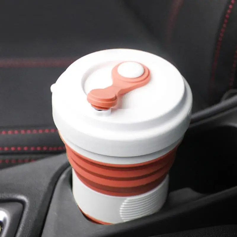 550mL Foldable Silicone Cup Outdoor Travel Camping Retractable Drinking Mug