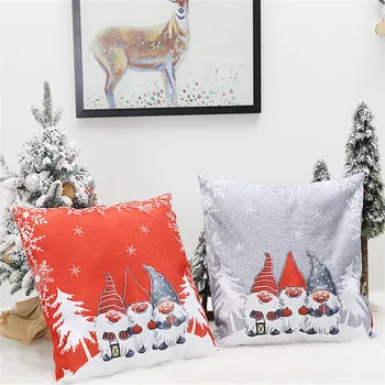 

Maxsin 2 pcs/lot 2020 new Christmas decorations European cartoon creative Forester sofa backrest cover Christmas pillowcase