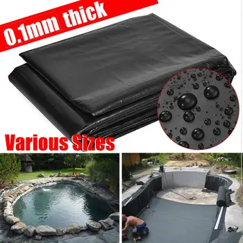 

13 Sizes Thicken Waterproof Liner film Fish Pond Liner Garden Pool Reinforced HDPE Heavy Duty Guaranty Landscaping Pool Pond