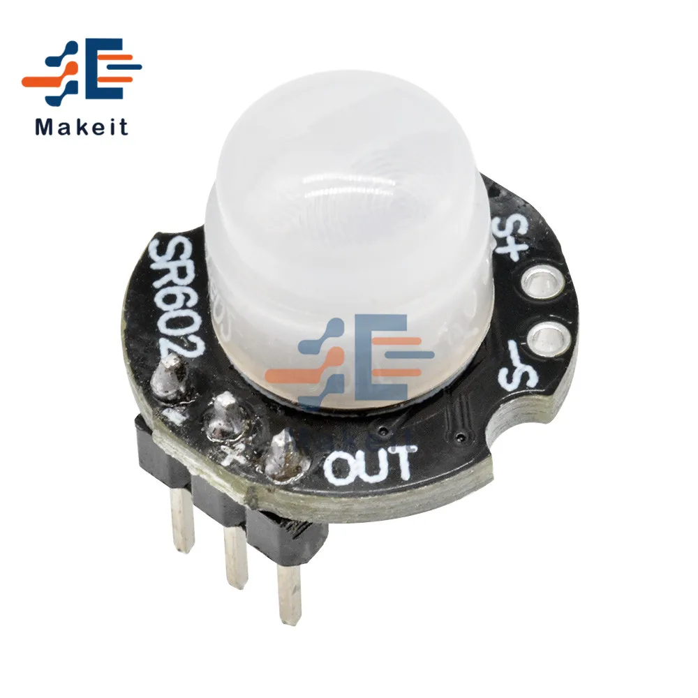 

Micro SR602 Human Body Sensor Module MH-SR602 Motion Sensor Detector Pyroelectric Infrared PIR Sensory Switch for Arduino