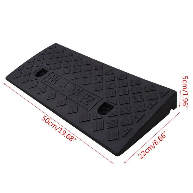 Car Access Ramp Triangle Pad Speed Reducer Durable Threshold for Automobile Motorcycle Heavy Wheelchair Duty Rubber Wholesale | Автомобили