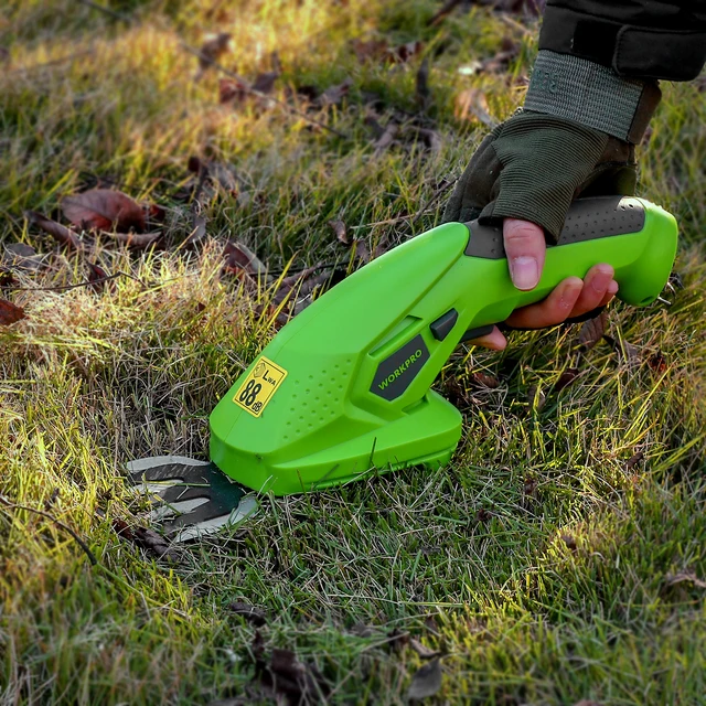 WORKPRO 3.6V elektryczny trymer 2 w 1 litowo-jonowy akumulatorowe narzędzia ogrodnicze nożyce do żywopłotu akumulatorowe nożyce do żywopłotu s do trawy 6