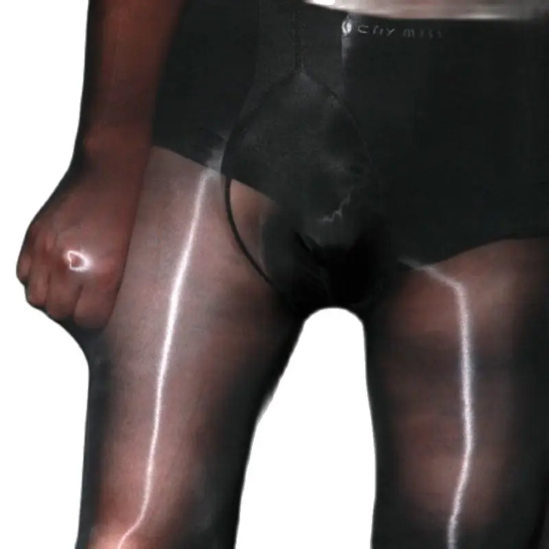 

Men's Pantyhose Tights Sleek God Pants Ultra-Thin Sexy Trousers Mercerizing Stealth Butt Lift Anti-Friction Temptation Pants