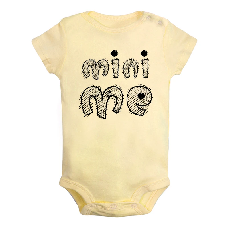 ifBaby2793Y Одежда для мальчиков и девочек с изображением героев мультфильма «Лучшие друзья для всей жизни» и «мини-я» комбинезон с короткими рукавами, Подарочный костюм - Цвет: ifBaby2793Y