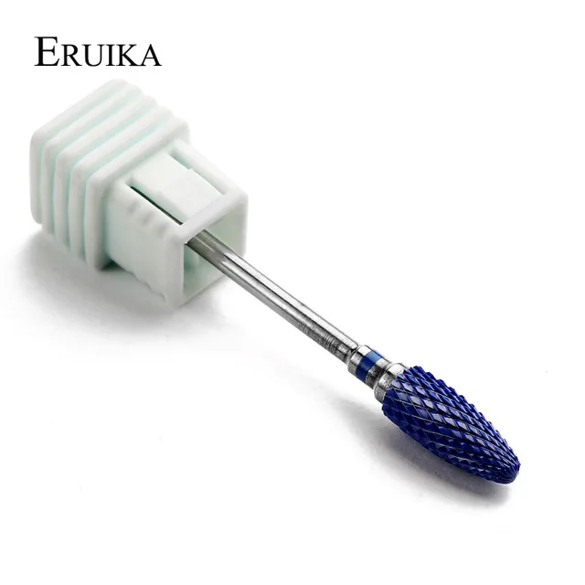 ERUIKA, 1 шт., синее сверло для ногтей, электрический аппарат для маникюра, педикюра, для маникюра, фреза, роторный инструмент для удаления заусенцев, гель для ногтей - Цвет: NO3