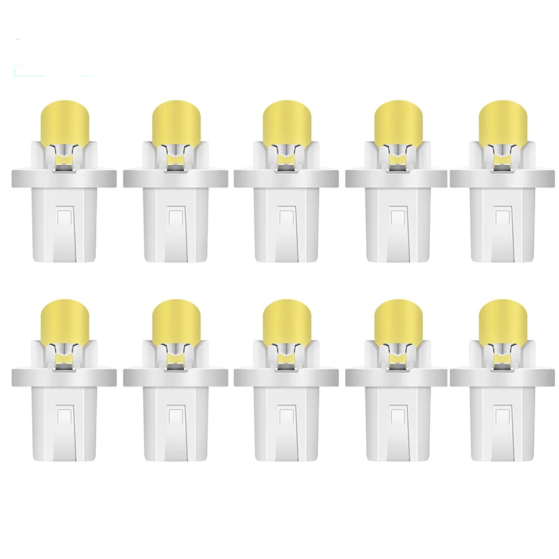10 шт. автомобисветодиодный светодиодсветодиодный лампы B8.5 T5 LED B8.5D 1SMD|Сигнальная