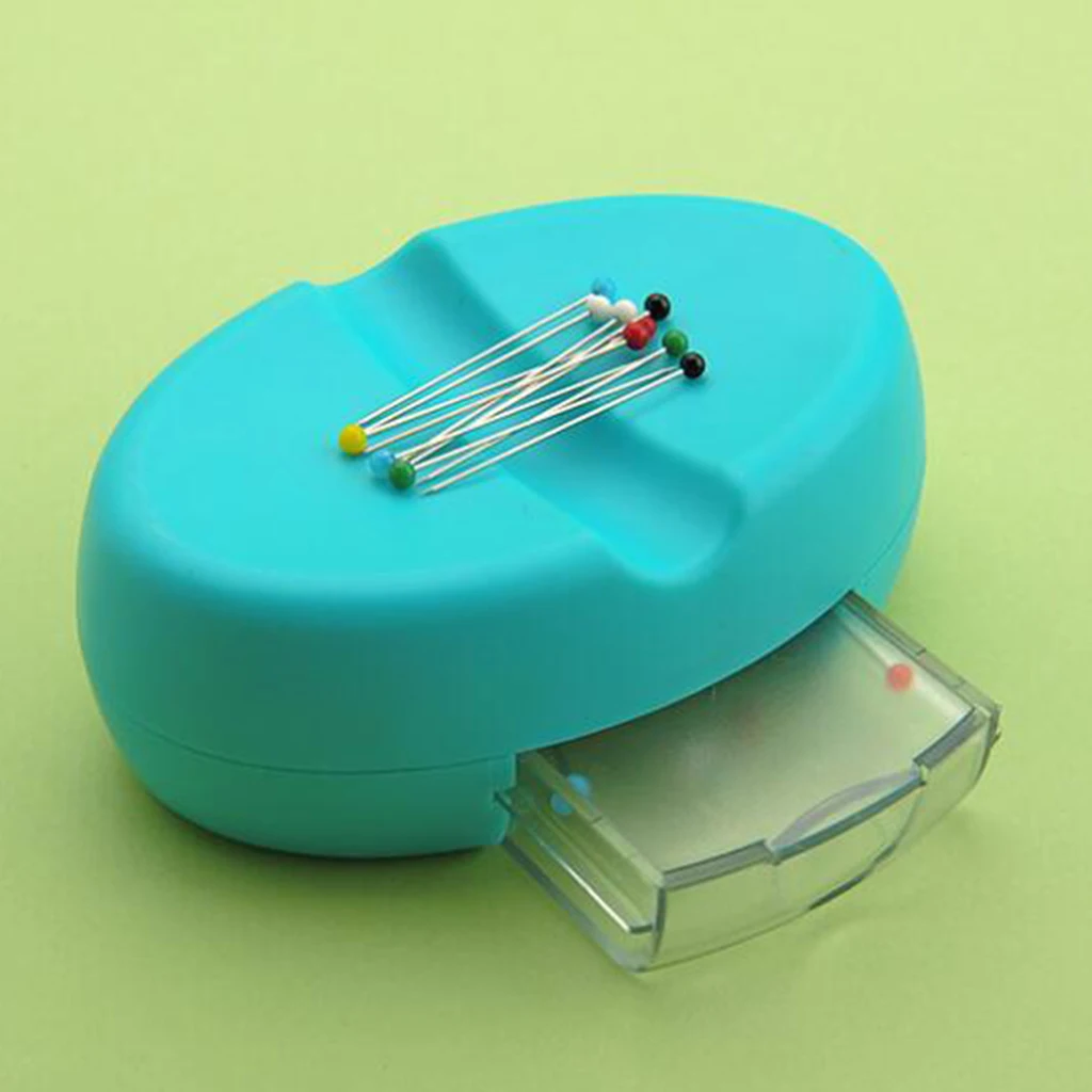 Sewing Magnetic Box Needles Storage Box Sewing Machine Portable Tool Pins Case