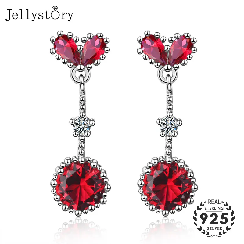 Ювелирные изделия Jellystory из серебра 925 пробы серьги для очаровательной леди в