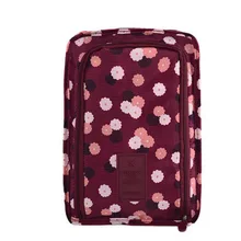 Водонепроницаемая нейлоновая дорожная косметичка, коробка для обуви, упаковка кубиков, на молнии, с принтом, кроссовки, карманная сумка, вещевой мешок