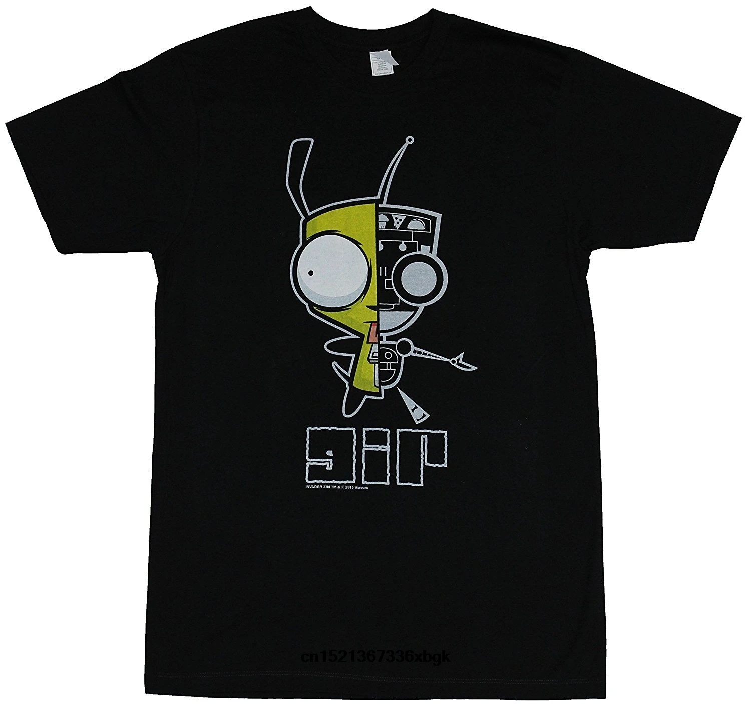 Новая футболка летняя Стильная мужская в стиле хип-хоп Мужская Invader Zim костюм для