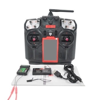 

FLYSKY FS-i8 2.4G 8CH AFHDS 2A LCD Radio transmitter IA6B/IA10B receiver 3.7V 1700mah battery for RC drone FPV racing airplane