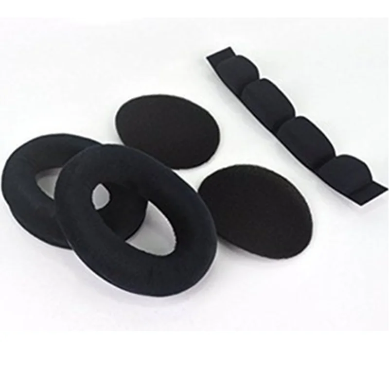 SET Подушечки для наушников Sennheiser HD545 HD565 HD580 HD600 HD650 Сменные накладные подушечки подушки для ушей - Цвет: SET