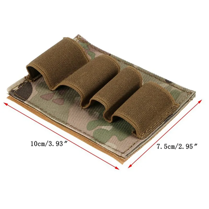 Molle Pouch Outdoor Multi-function Tactical 4-hole Bulk Storage Bag Portable Accessory Bag Cosplay Game Cartridge Holder