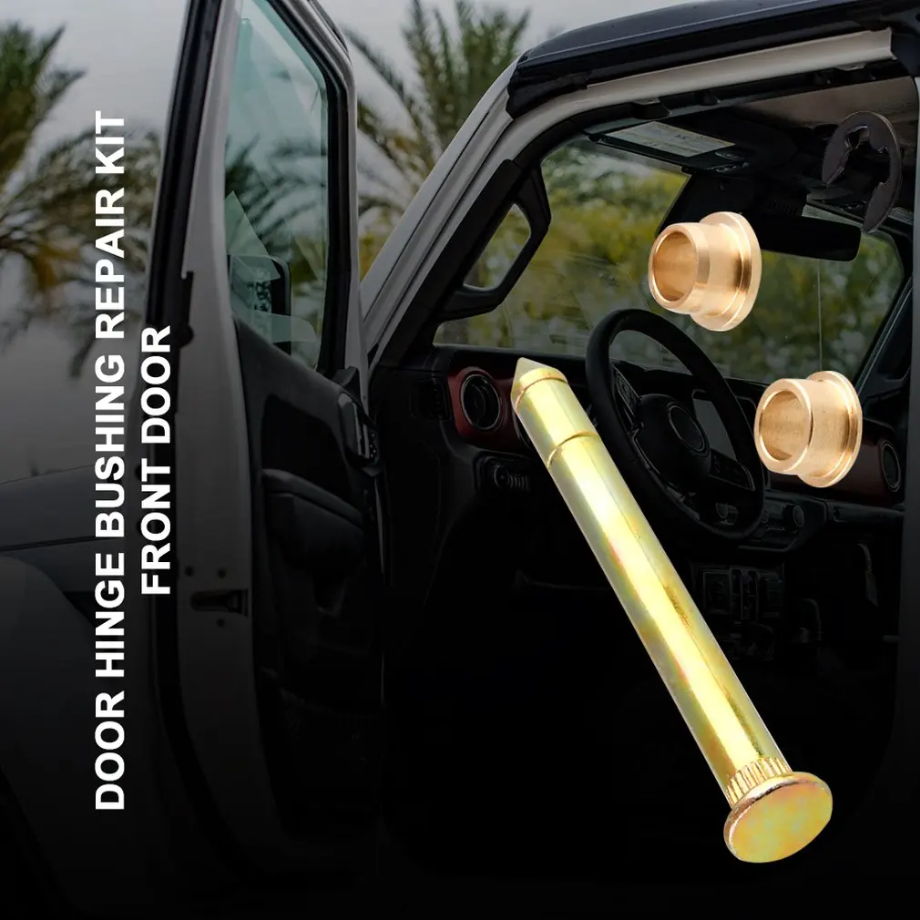 for Ford F150 F250 F350 Bronco Door Hinge Pins Pin Bushing Kit