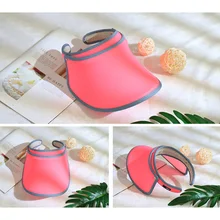 Sun Visor Hats Women Large Brim Summer UV Protecting Beach Outdoor Cap FOU99