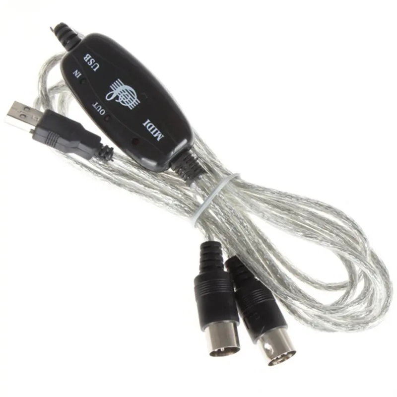 Pro 5-контактный разъем MIDI кабель Линия музыкальный редактор миди USB кабельная Клавиатура кабель аудио и видео кабели