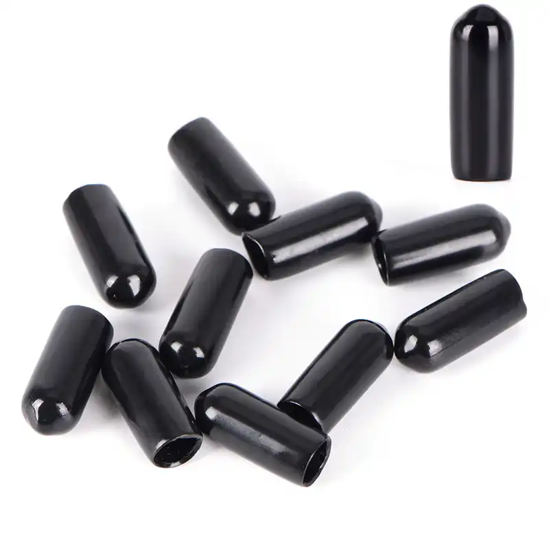 20pcs End Cap Thread Waterproof Cover Vinyl Rubber Steel Pole Tube Pipe TOHQ
