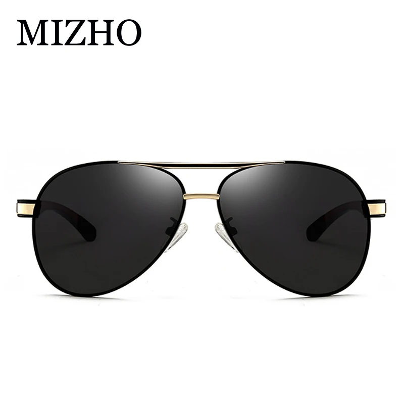 MIZHO High Quality Blue Mirror Sunglasses Men Polarized Driving Chameleon Glasses Male Change Color Sun Glasses Day Driver's