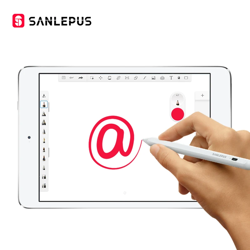 Стилус SANLEPUS для рисования сенсорная ручка Apple Pencil 2 iPad Pro 11 12 9 2020 2018 2019 6th 7th mini 5 Air 3 с