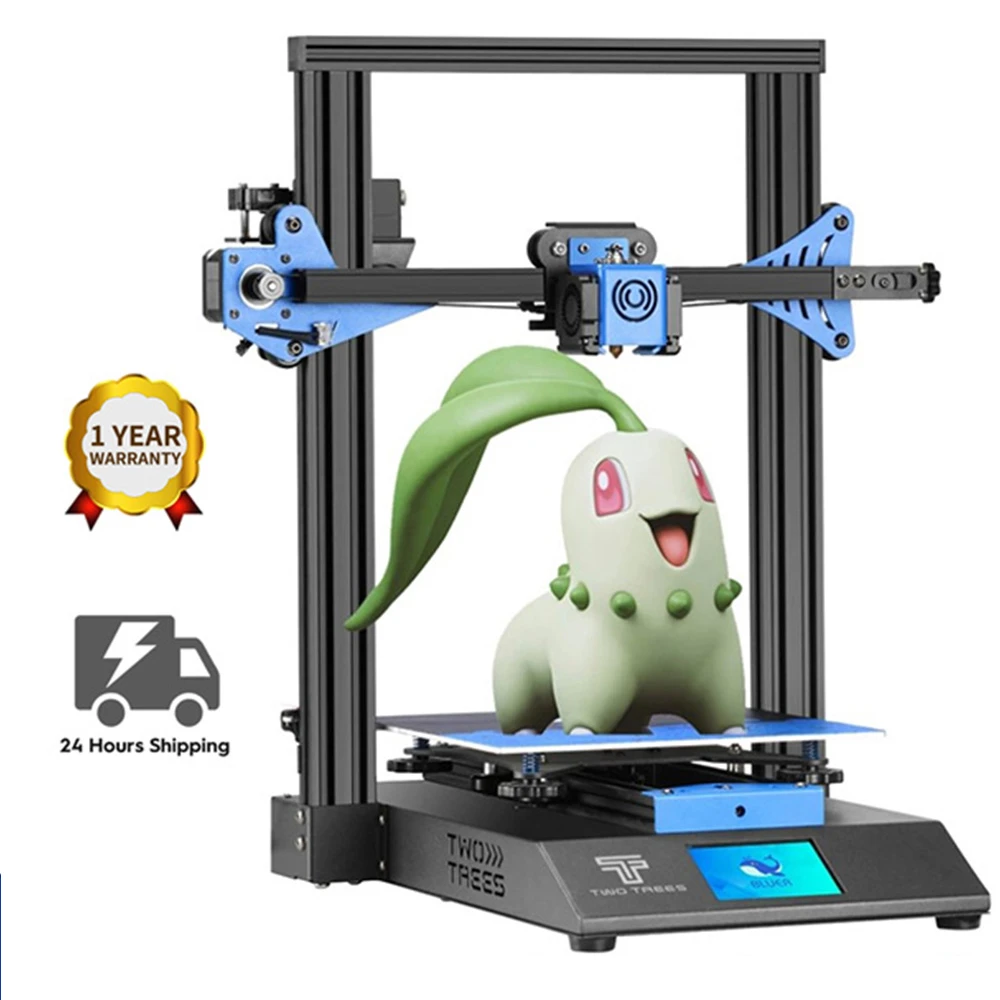 3 d printer Twotrees 3D printer Blu-3 V2 With Silent Driver TMC2225 High Precision Prusa i3 Printing Large Size TFT Color Touch Screen best 3d printer for beginners