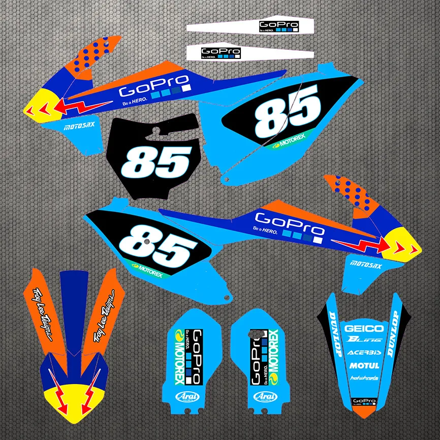 

Наклейки garphics 3M для ktm sx85 graphics ktm SX85, наклейки для мотоциклов ktm SX85 2018 2019 2020