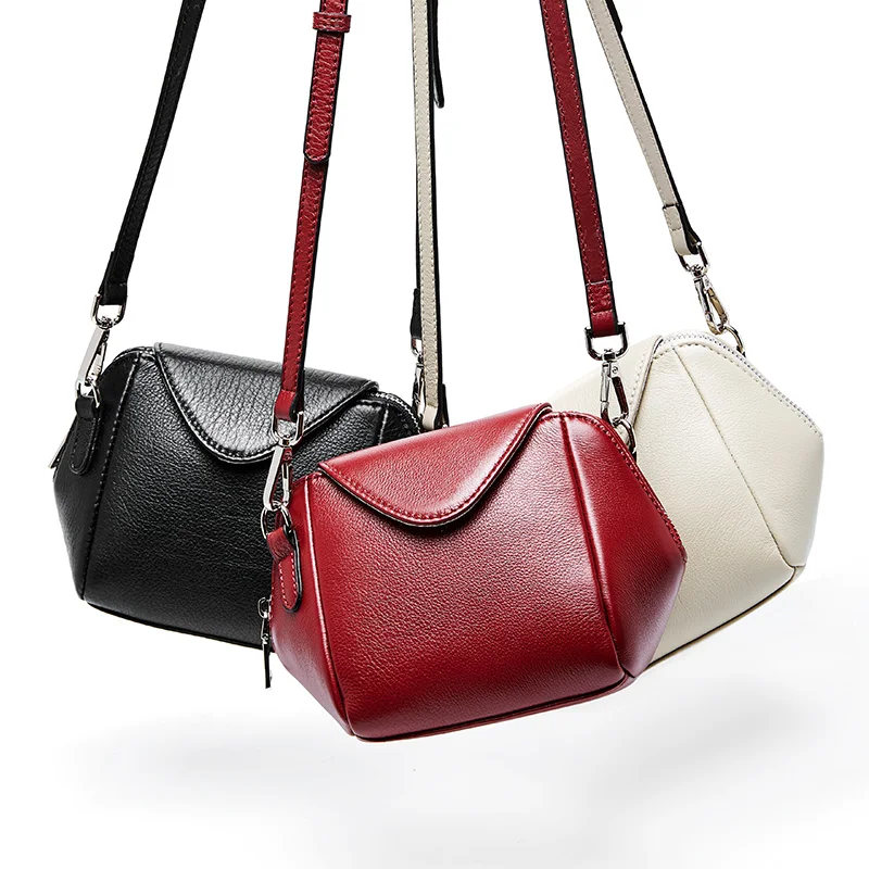 Высококачественная женская сумка, новая роскошная сумка-мессенджер из мягкой натуральной кожи, модные женские сумки через плечо