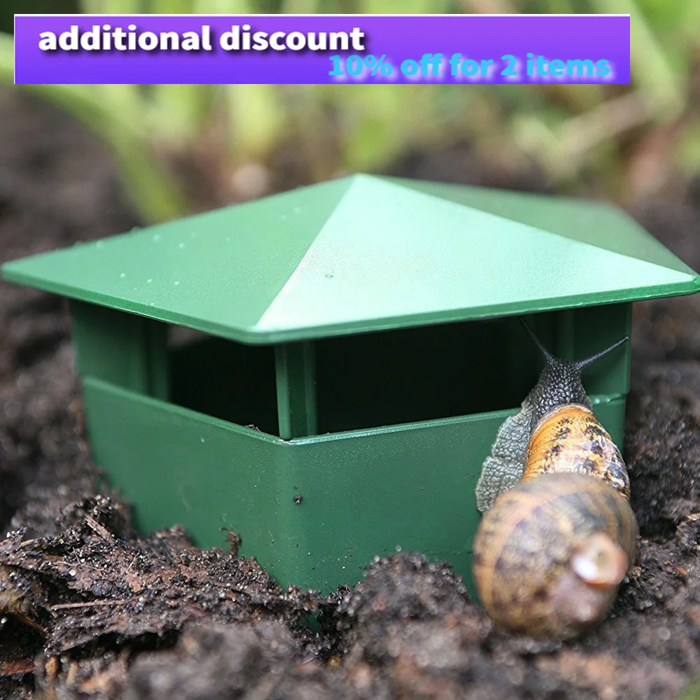 Trampa para Caracol de alta calidad para jardín, trampa para Caracol, multifunción, reutilizable, suministros de jardín, herramientas