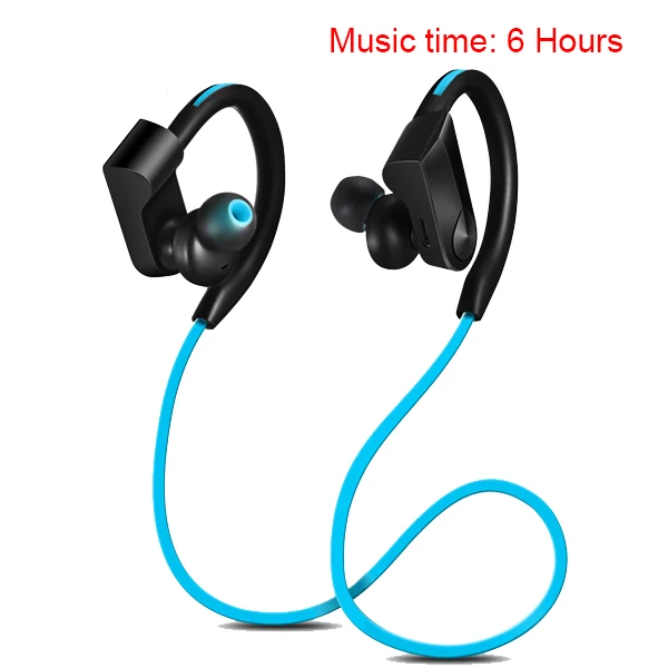 CBAOOO K98 Беспроводная гарнитура стерео bluetooth-гарнитура водонепроницаемые спортивные бас наушники с микрофоном для Xiaomi huawei - Цвет: blue 6 hours