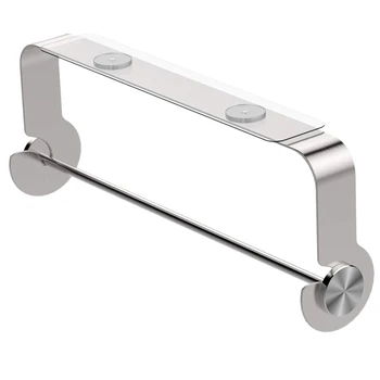 

Adhesive Paper Towel Holder Under Cabinet for Home Kitchen & Bathroom Brushed 304 Easy Tear Removable Stainless Steel Wall Mount